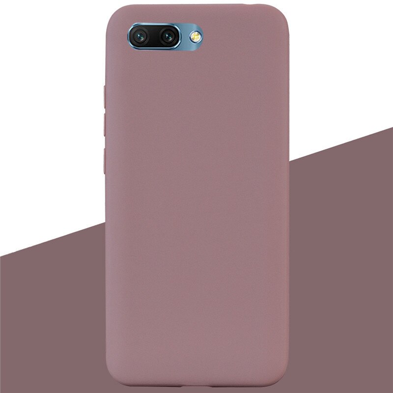 Capa de silicone para col honor 10, capa 5.84 fina, macia, tpu, proteção traseira para col honor 10 col l29: 17 Coffee