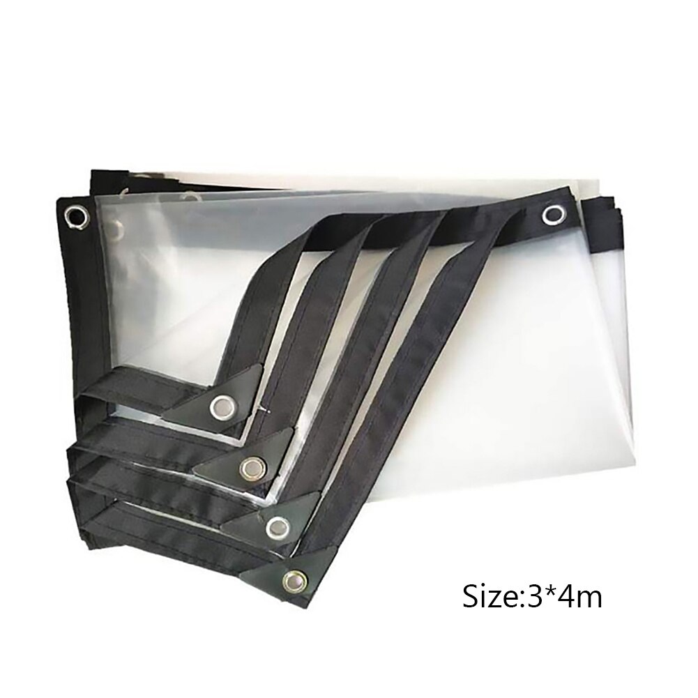 Tuin Waterdicht Zeildoek Dikte Kassen Balkon Zonnescherm Doek Tarp Boot Auto Vrachtwagen Luifel Regen Doek: 3x4m