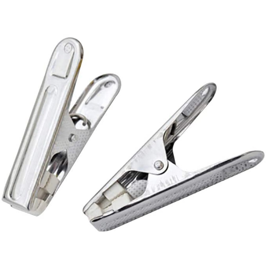 Kleidung Clip Multi-funktion Weiß Tablette Edelstahl 410 20 stücke Solide Langlebig Hängen Kleidung Lagerung Clip