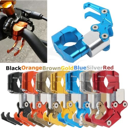 Universal Motorcycle Motorbike Carry Helmet Bottle Hanger Holder CNC Aluminum Alloy Hook