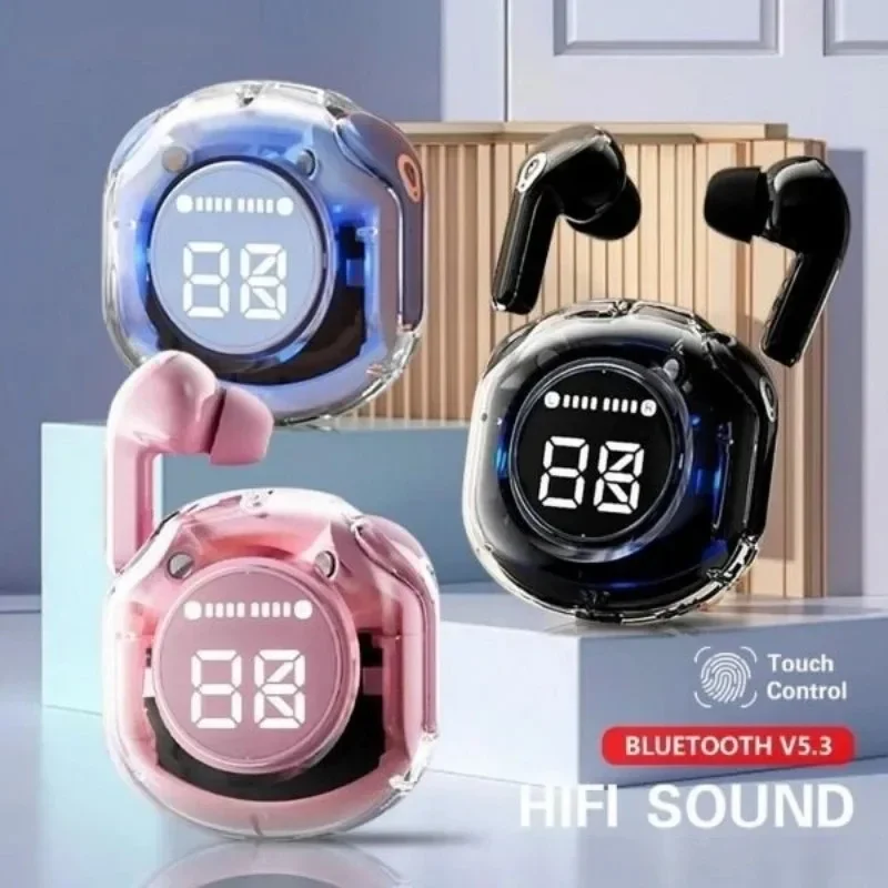 T8 TWS Wireless Earphone Bluetooth 5.3 Headphones Sport Gaming Headsets Noise Reduction Earbuds Bass Touch Control for phone
