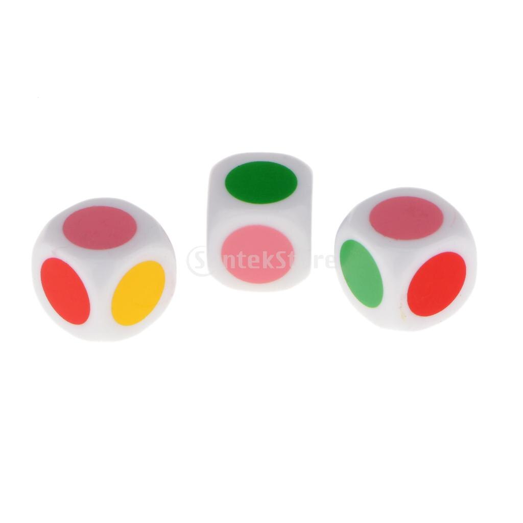 Jeu de société pour enfants dés 6 couleurs dés jeux de Table jouets éducatifs pour enfants