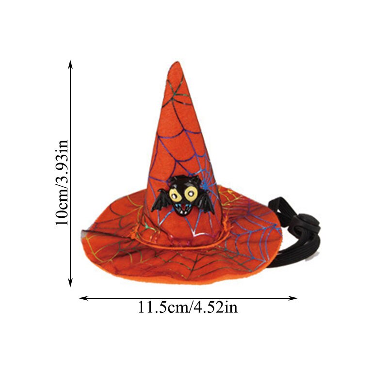 Grappige Kat Kostuum Halloween Tovenaarshoed Vermomming Accessoires Voor Katten Kerst Jaar Pak Voor Kleine Honden Dierbenodigdheden