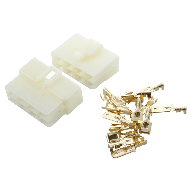 Kit connector + Terminal 6.3 mm 8 - channels for bike Car Auto