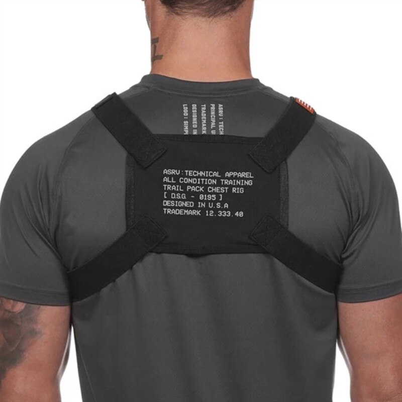 Løbende brystpose vandtæt telefoncontainer jogging vandreture sort bryst rig arm taske gym fit taske mænd sport tilbehør