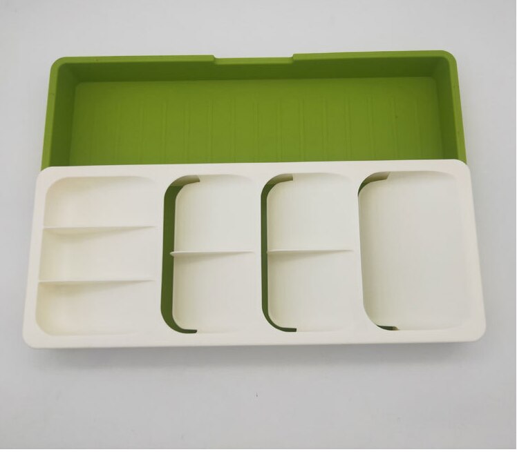 Kitchen Storage Tray Cutlery Knife Holder Kitchen Organizer Kitchen Container Spoon Fork Storage Separation Knife Block Holder: B