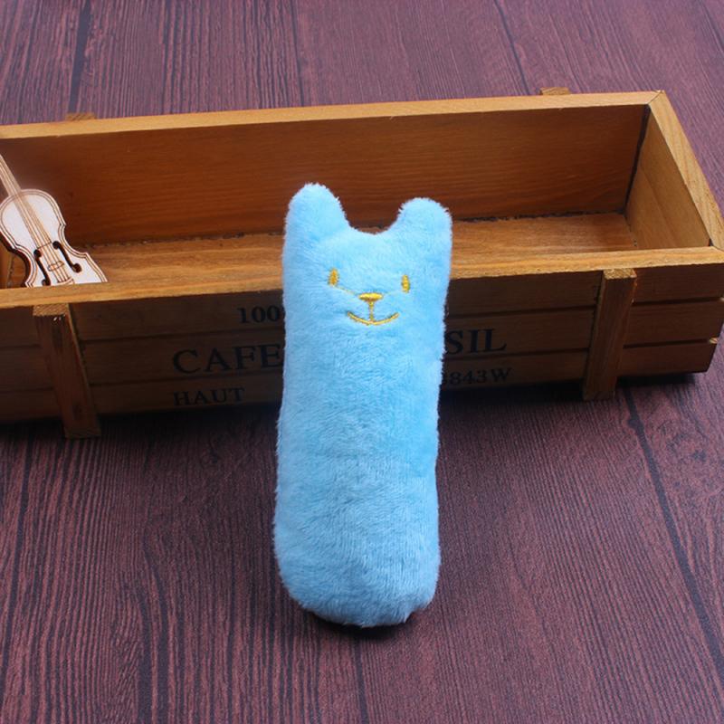 Gato de juguete de felpa corto divertido juguete interactivo gato loco gatitos y mascotas juguete de masticar dientes de amolar Catnip juguetes para gatos: D