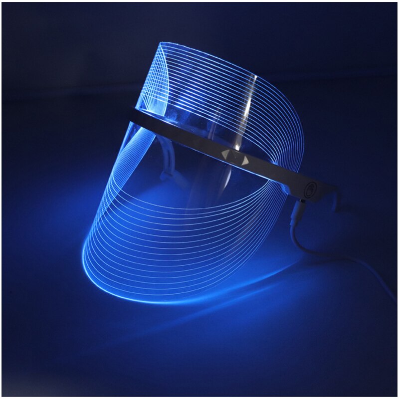 LED beauty mask for skin rejuvenation pores removal skin tightening 3 colors photon light therapy