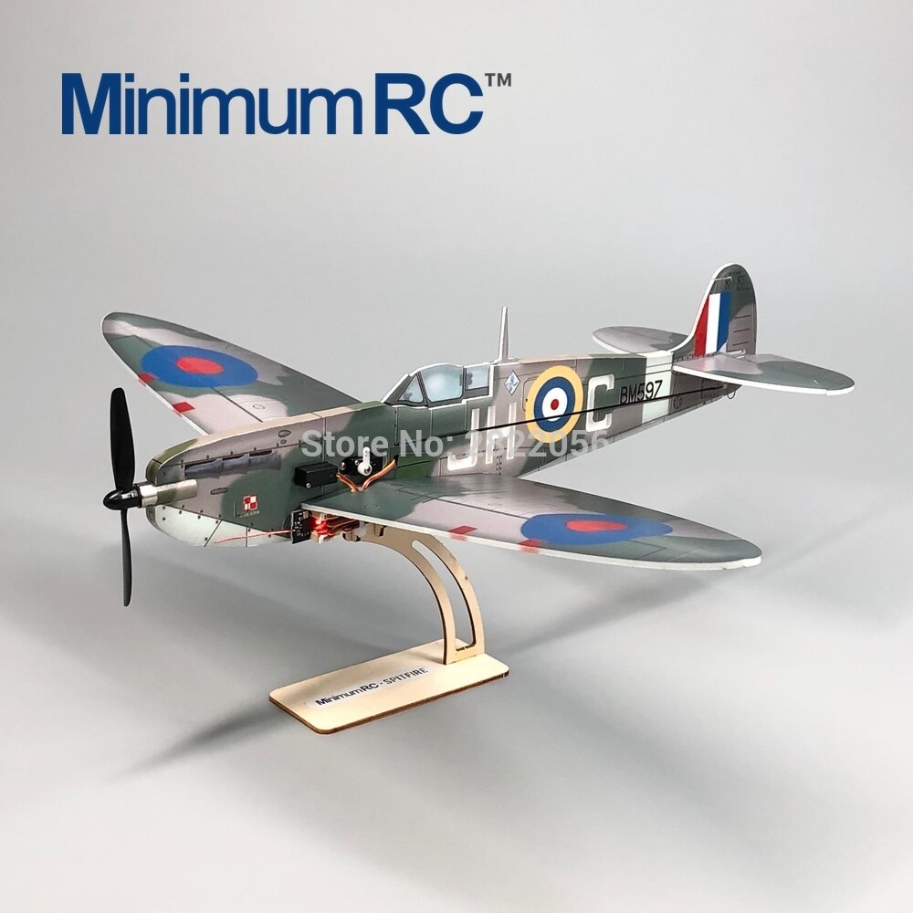 MinimumRC Spitfire 360mm Wingspan 4 Channel Trainer Fixed-wing RC Airplane Outdoor Toys For Children Kids