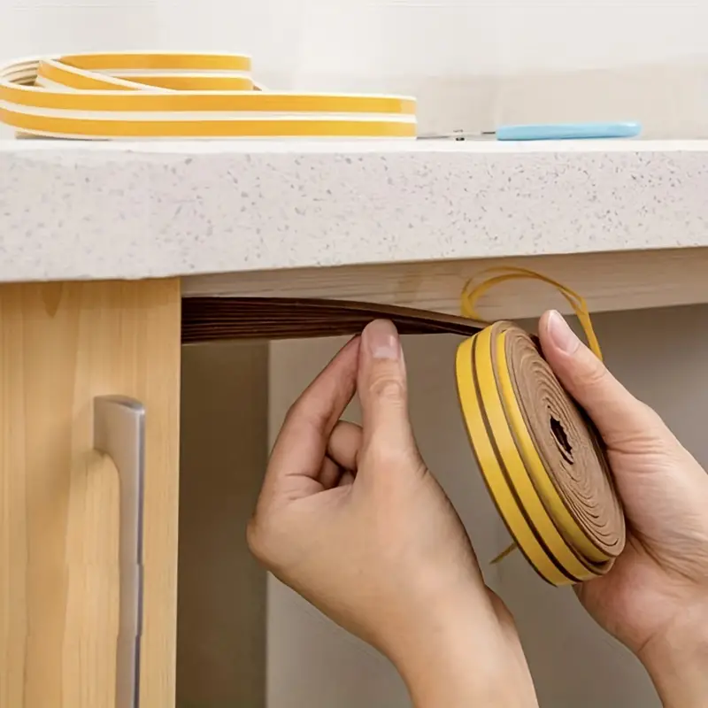 Weatherproof sealing strip for doors and windows, self-adhesive window sealing strip type d for doors, soundproof foam, sealed collision strip