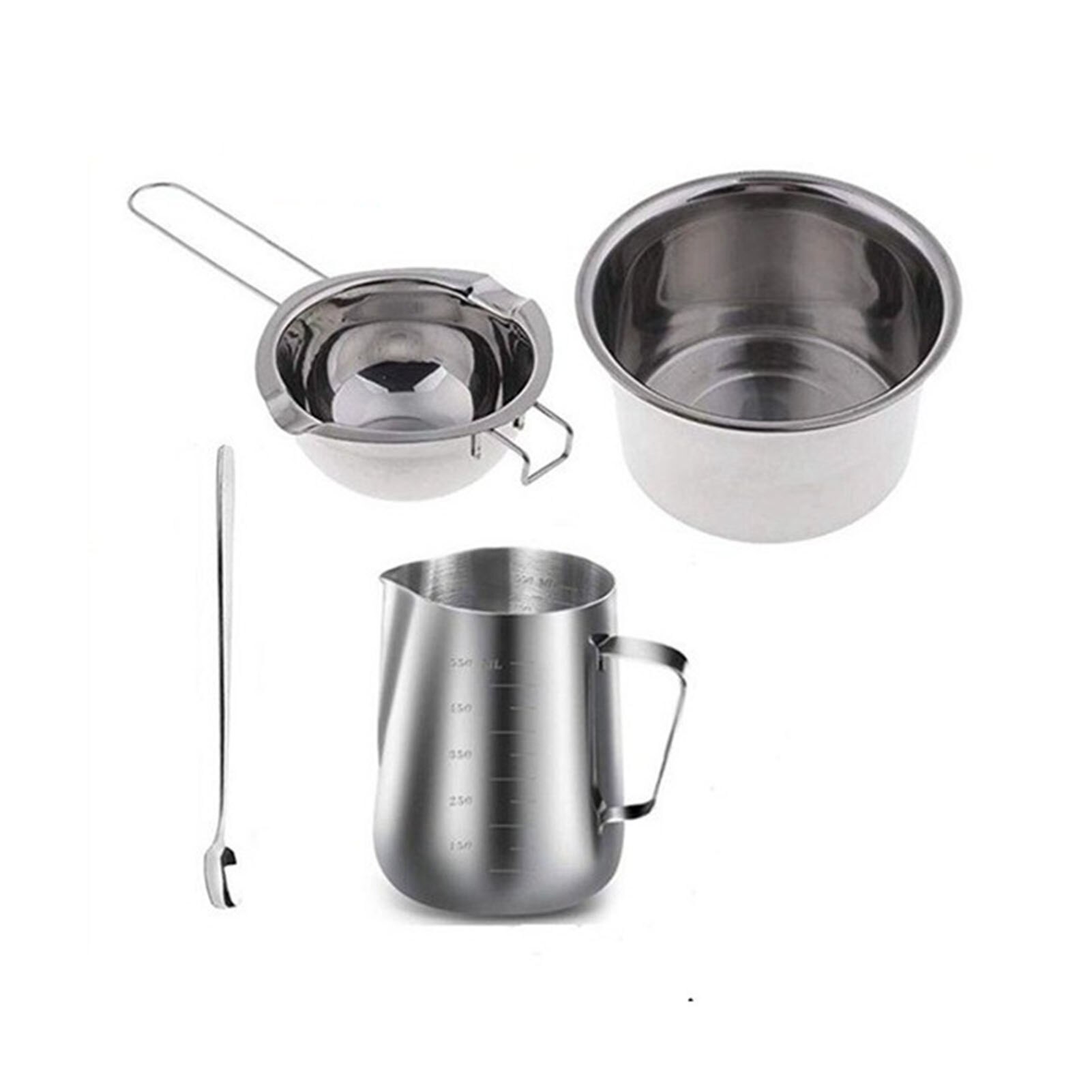Bidons fondant pichet inox accessoires bougie à bricoler soi-même Kit de fabrication pour débutants résistant à la rouille maison sonde thermomètre