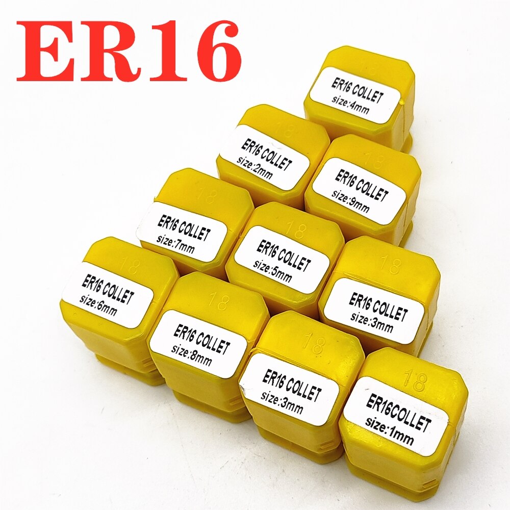1PCS ER16 Collet Chuck 1-10MM Spring Collet For CNC Milling Lathe Tool Engraving Machine Spring Collet Chuck