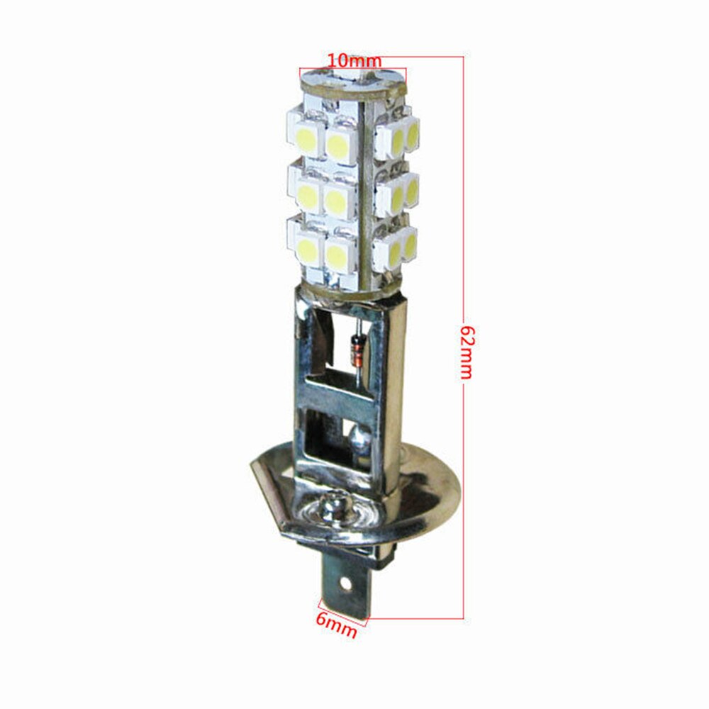 2X Auto H1 25SMD LED Conversie 12V Rijden Mistlamp Richtingaanwijzer Lamp Vervanging Lamp Helder Wit