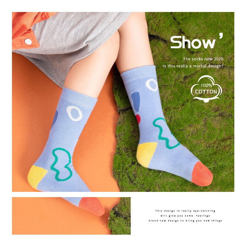 3 Paare/los Frühling Herbst freundlicher Socken Baumwolle Karikatur freundlicher Socken für Baby Jungen 3-12 Jahr Mädchen Socke