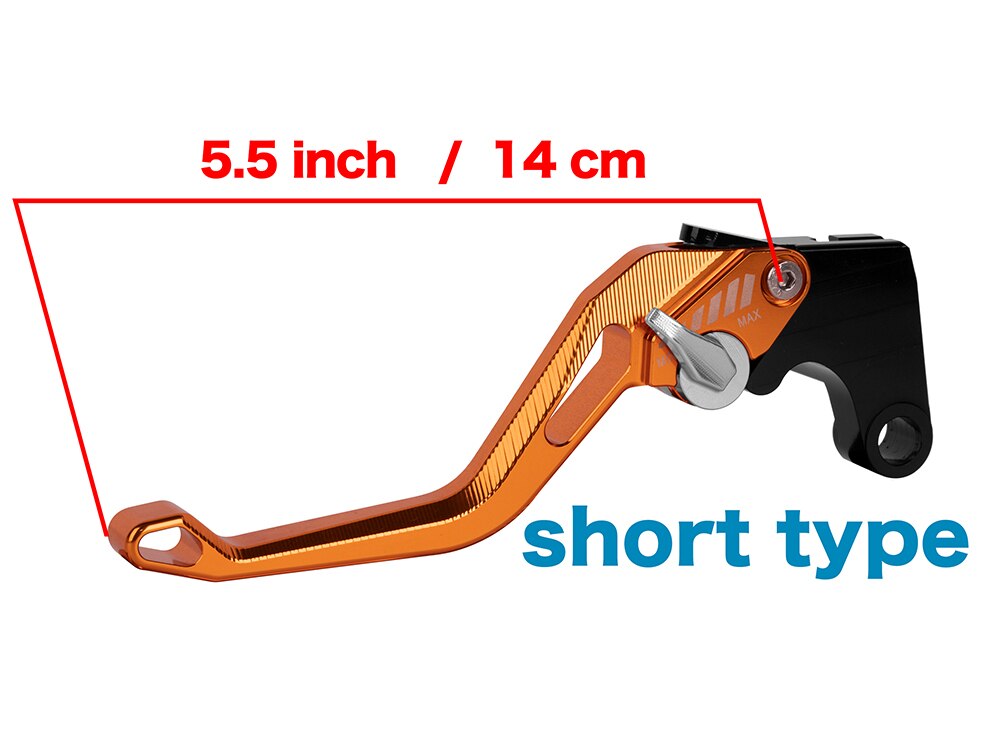 For Kawasaki Ninja 125 250 300 400 500 1000 H2/R ZX6R ZX10R ZX14R 5D Short Black Clutch Brake Levers Adjustable CNC ZZR 1400