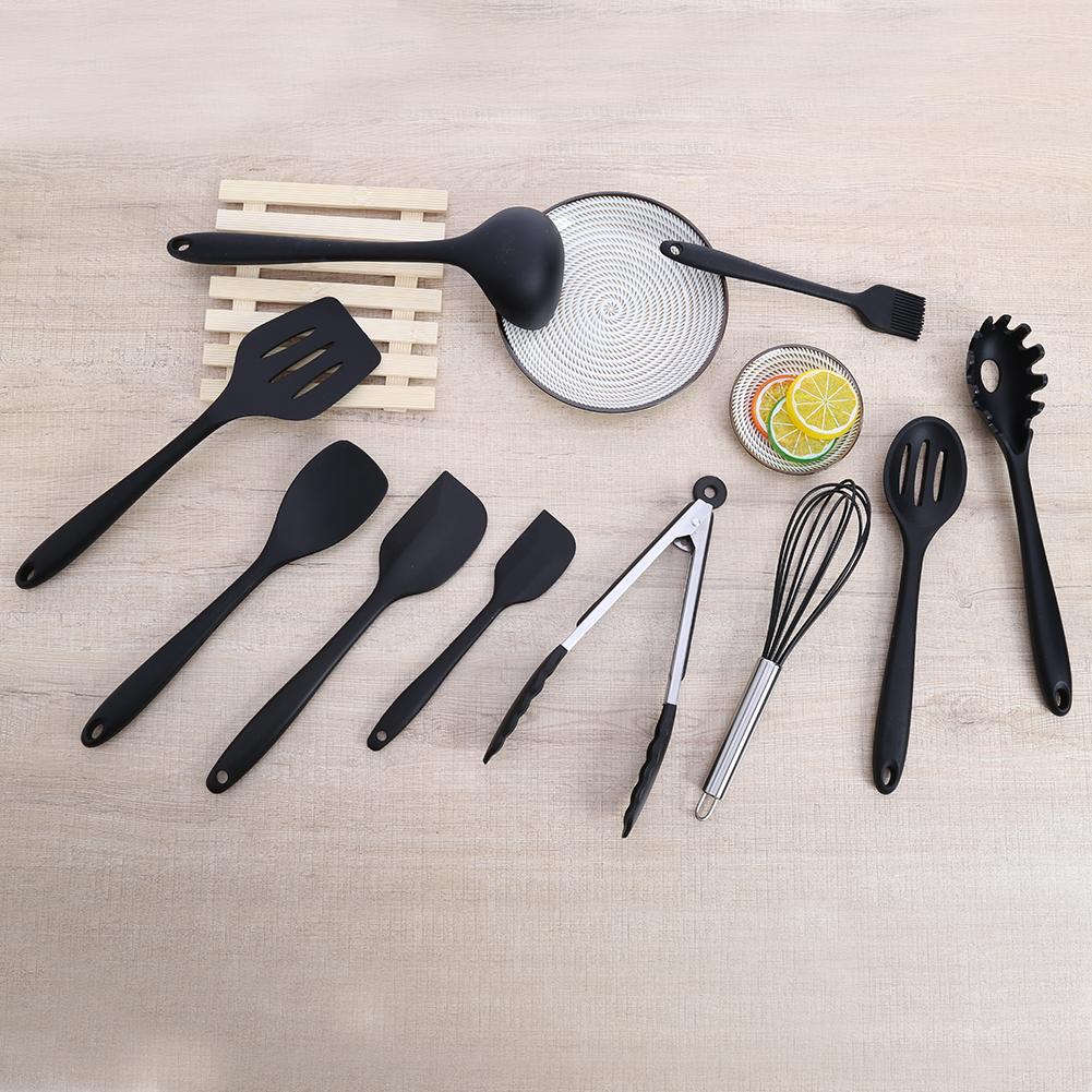 10pcs/sets Non - stick Pan Kitchen Utensils Set of Silicone Kitchenware Kitchen Tools Gadgets Kitchen Utensils