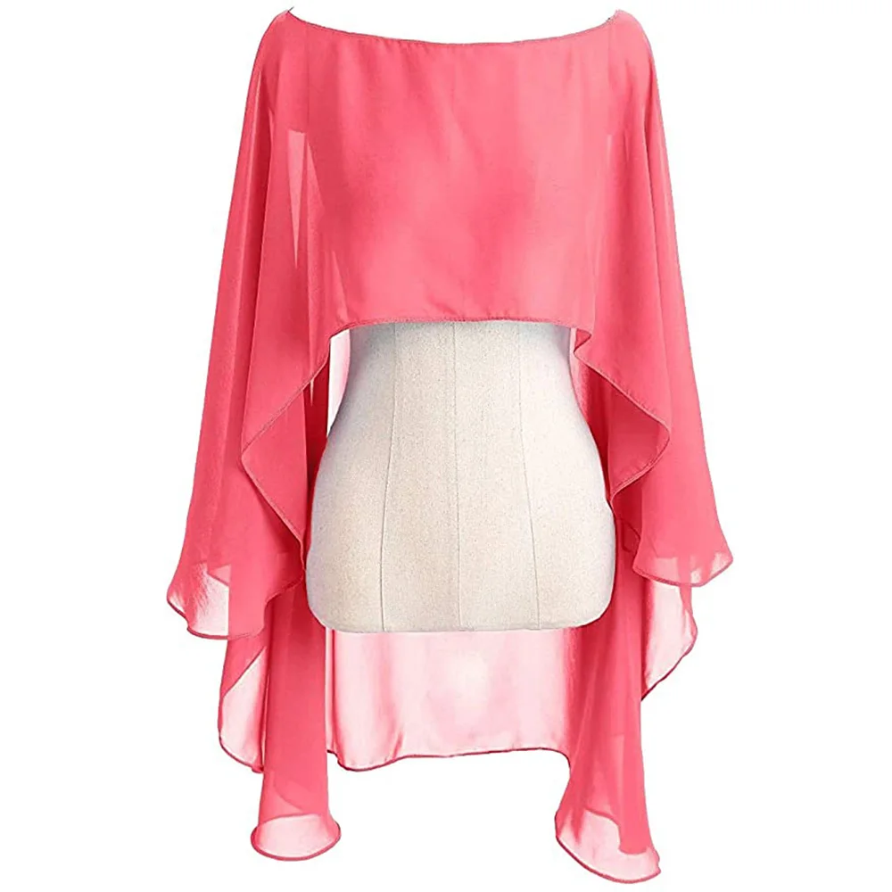 Capa de gasa para Mujer, Bolero para Mujer, Chalas de boda para Mujer, chaqueta nupcial para boda de noche, accesorios, capa de Peleryna, chal de Boda