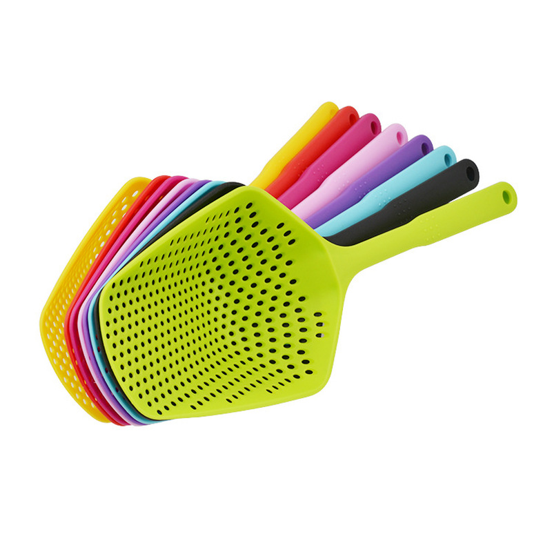 Kitchen Tool High Temperature Resistant Pressure Cooking Shovels Vegetable Strainer Scoop Nylon Spoon Large Colander Soup Filter
