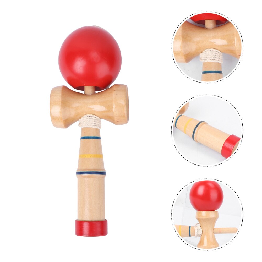 Kendama-juguete de madera para niños, juguete de habilidad educativa, Kendama, Fitness, 1 unidad