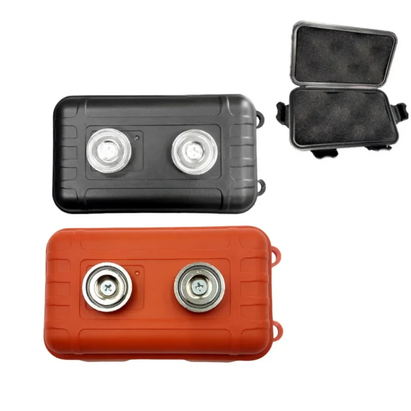 Mini magnetischer Schlüsselkasten unter dem Auto, wasserdichter Schlüsselversteck, rostfrei, multifunktionale Kasten für Ersatzschlüssel, GPS-Lokalisierer