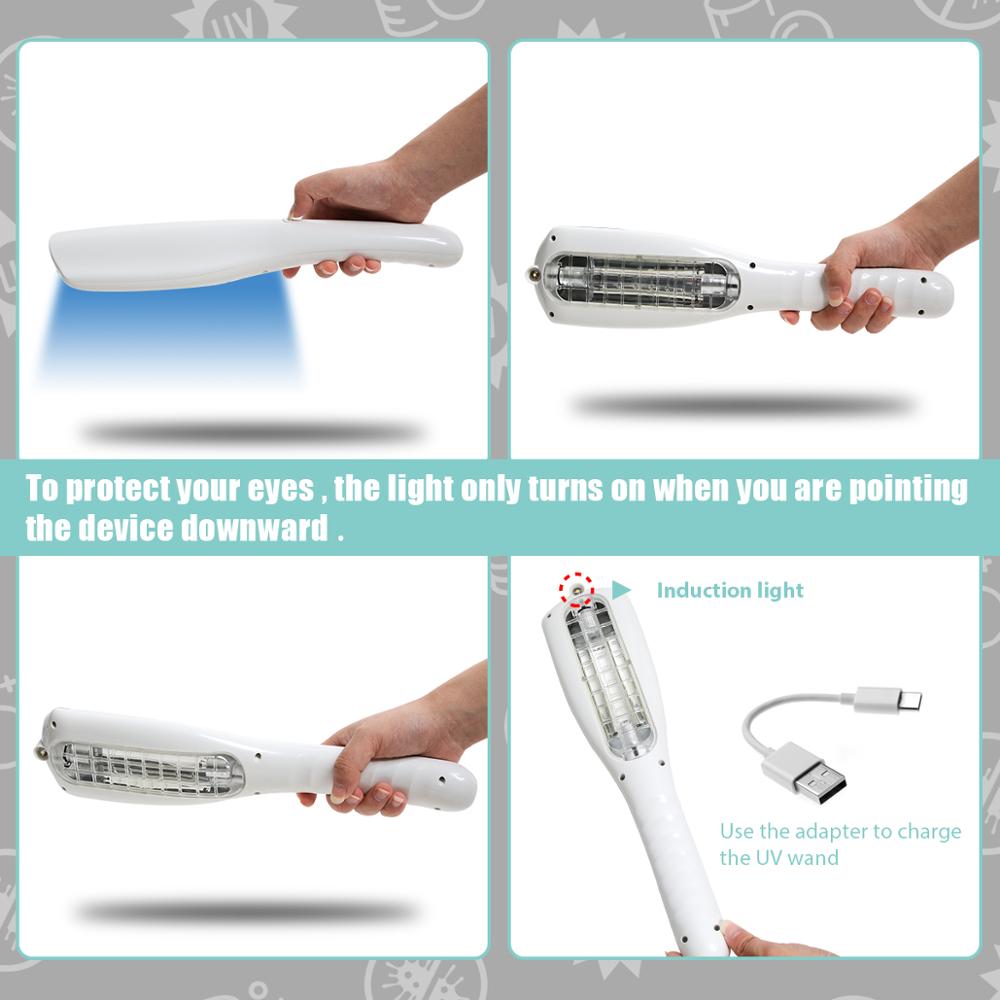 Portable Ultraviolet Sterlizer USB UV light Desinfection Lamp for Home Office