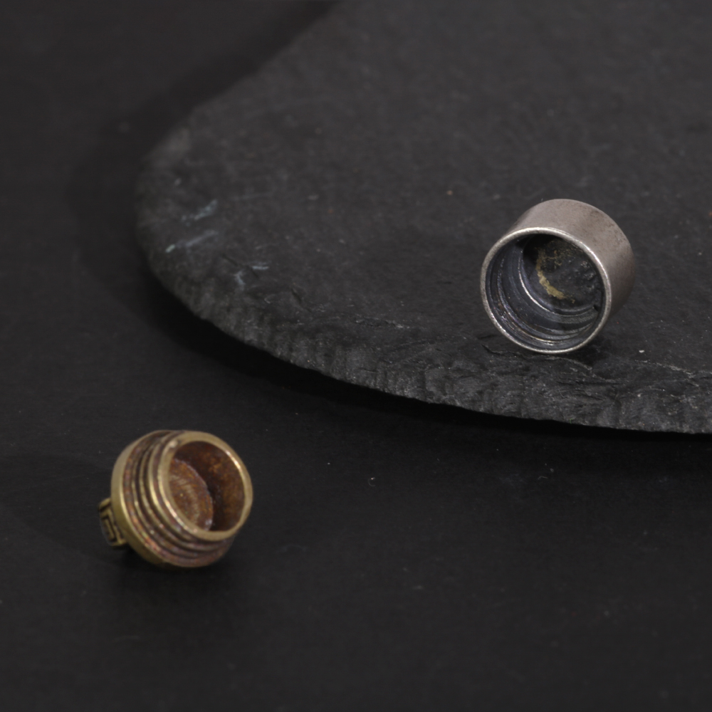 925 stempelanheng i sterlingsølv for menn og kvinner, velsignelse av lykke, retro matt, åpningsbar eske, smykker