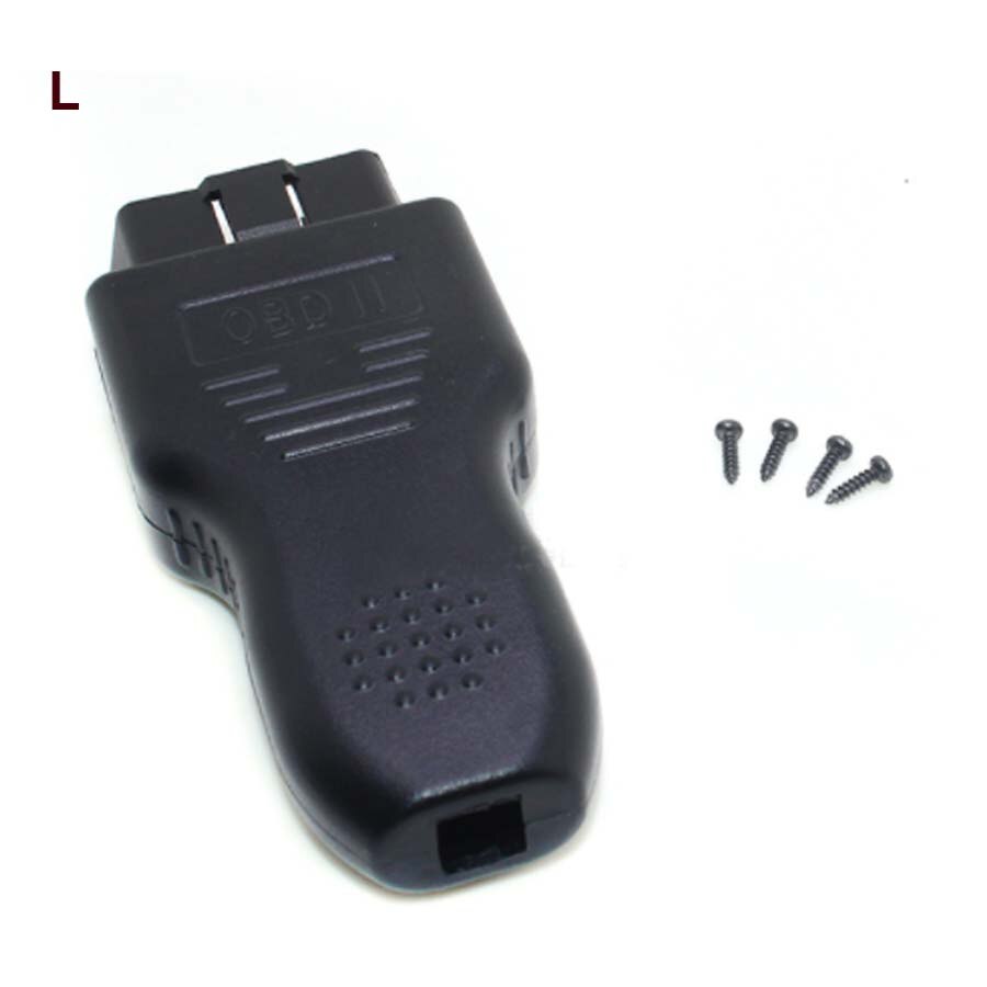 12 Types Option J1962 Male Connector 12V Car OBD Shell Plug with Screws OBD2 16pin OBD DIY Assemble Diagnostic Interface Socket: GRAY