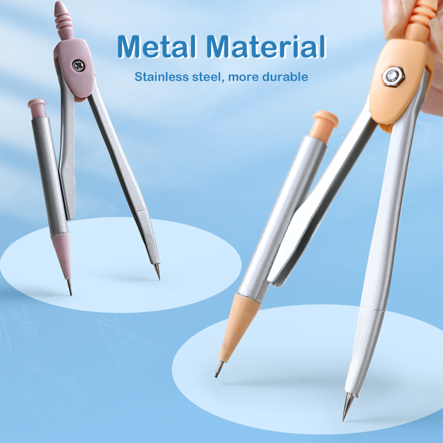 7 Pcs/Set Mathematical Rulers Set Multi-function Compass Ruler Drawing Tools School Supplies Students Stationery