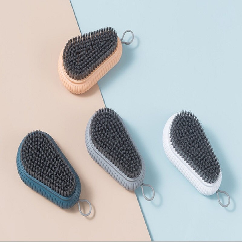 Soft Bristle Brush Household Multifunctional Laundry Quilt Shoe Sock Hand Wash Clothing Cleaning Brush Tool For Bathroom Washing
