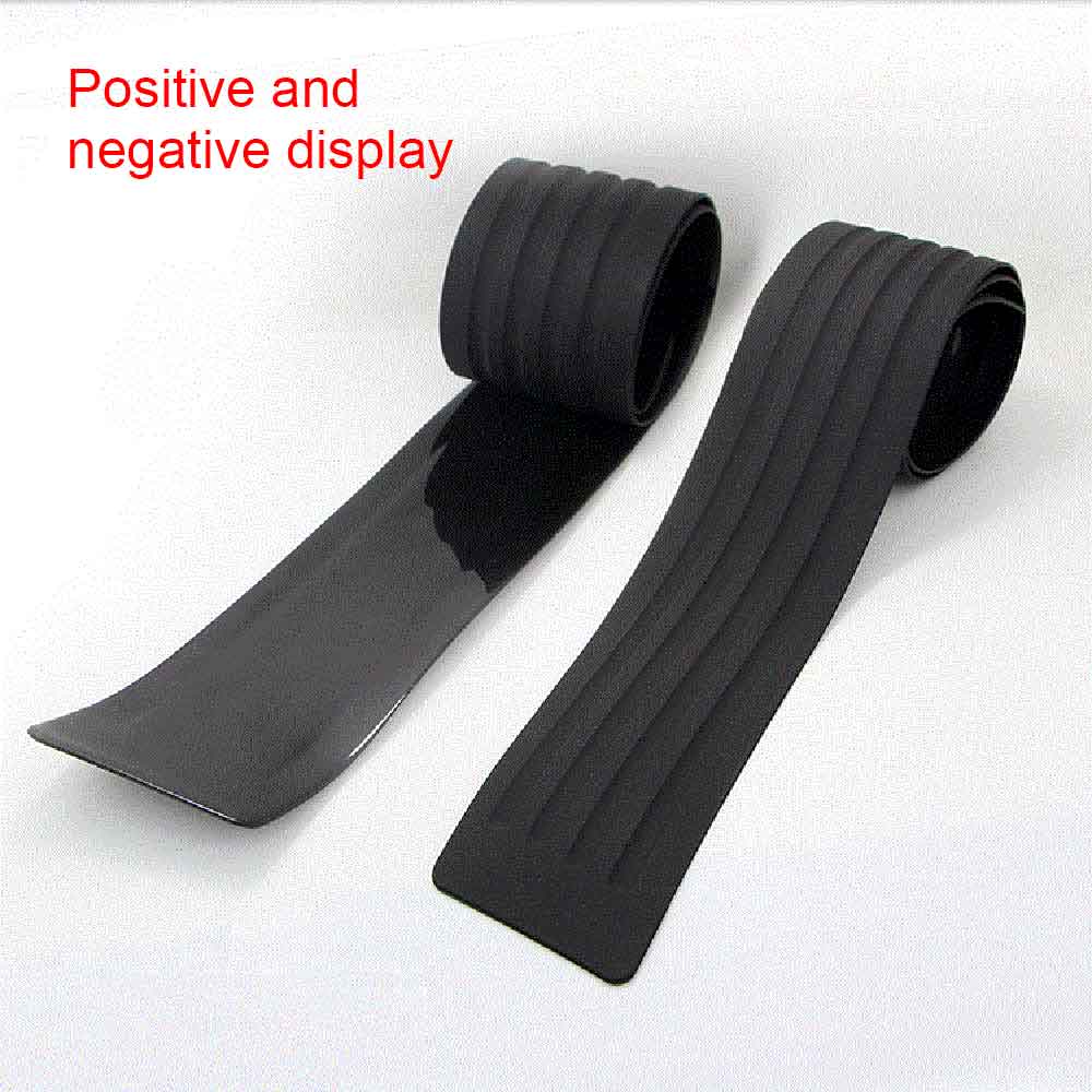 Car Trunk Rubber Cover Trunk Rear Bumper Guard Anti-scratch Bar Rear Bumper Sill Car Rear Bumper Cover Sticker Strip Protector