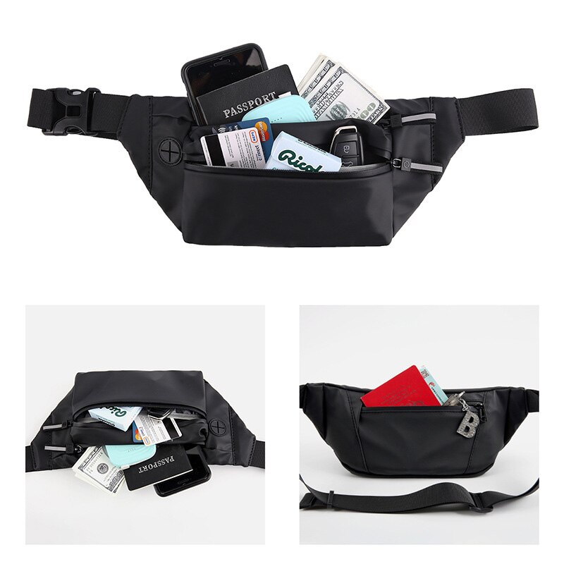 Waterdichte Vrouwen Heuptas Fanny Pack Mode Borst Pakken Outdoor Crossbody Tas Grote Capaciteit Unisex Riem Tassen Hip Taille Packs
