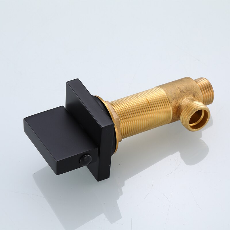 BECOLA Chrome Brass Shower Valve Square Style Single Handle Single cold Shower Faucet Control Valve Replacement: I