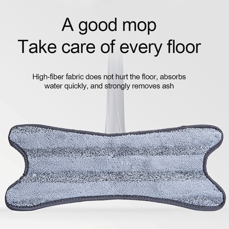 Mop Cloth Floor Mops Self Wringing Microfiber Mops For Floor Cleaning 360 Degrees With RP Ceramic Cleaning Tiles