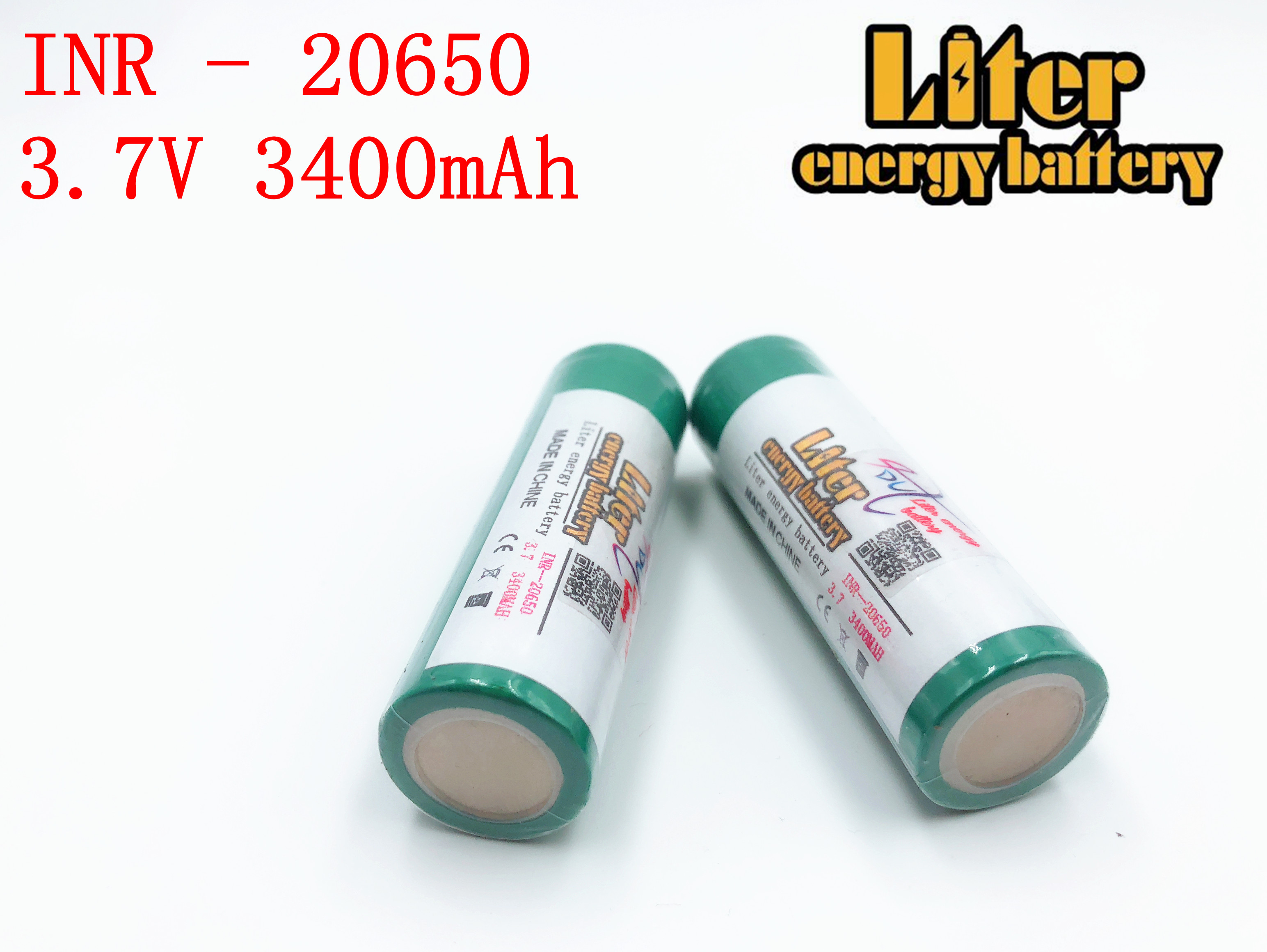 20650 18650 Batterij Oplaadbare Batterij 3.7 V 3400 mAh Li-Ion Oplaadbare Batterij Voor Zaklamp Fakkel accumulator batterij