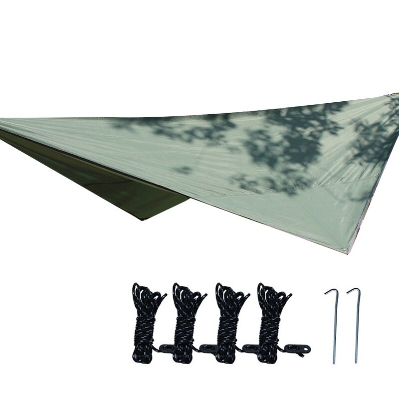 320 x 250cm waterdichte tarp tent schaduw buiten kamperen hangmat uv tuin luifel luifel zonnescherm ultralicht: Groente
