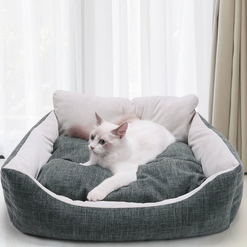 Dog kennel for small and medium-sized dogs, cat kennel, deep sleeping pet kennel, warm and washable