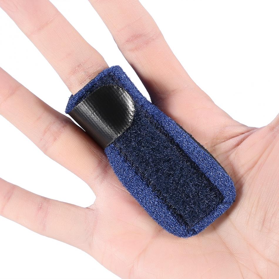 Corrector de férula ajustable para dedo, soporte de fijación de fractura de acero, alivia el dolor de las manos, esguince de los dedos, protección contra dislocación, tirantes