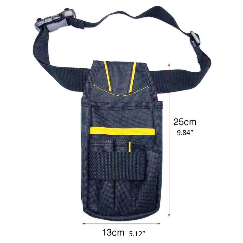 Electrician Drill Tool Bag Waist Pocket Pouch Belt Storage Holder Maintenance Kit: 1502442