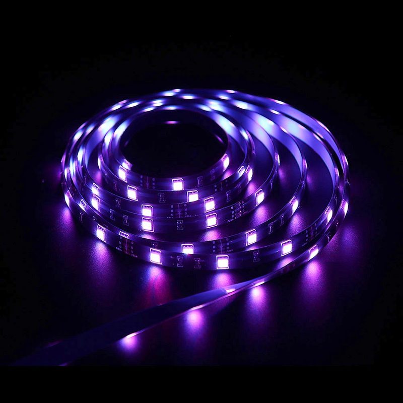 Sonoff 5050 rgb -2m/5m led strip dæmpbar fleksibel smart farverig lys strip arbejde med sonoff  l1 controller support alexa