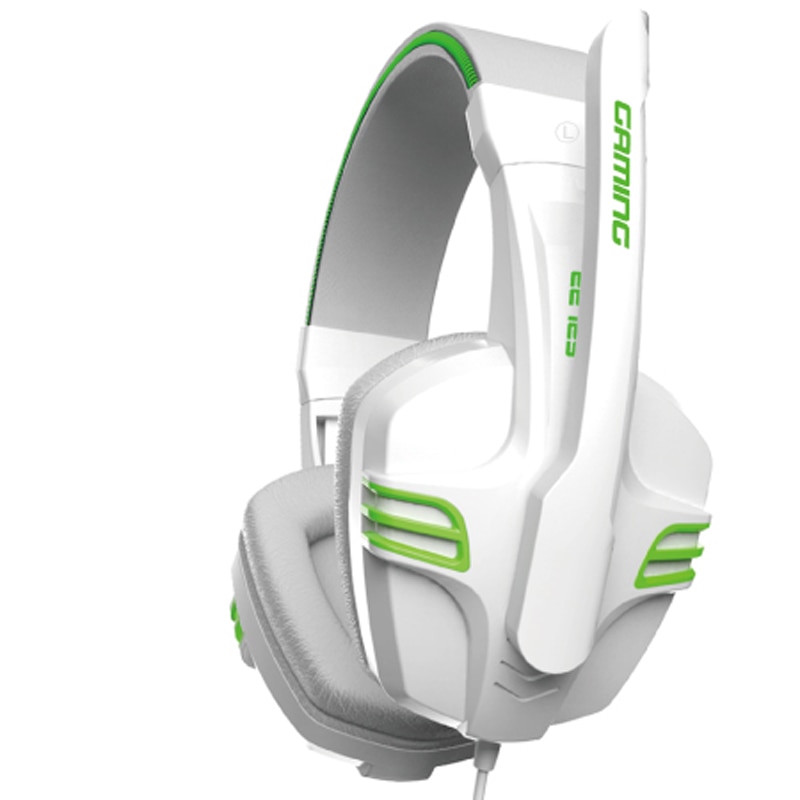 Salar KX101 3.5mm Wired Earphone Gaming Headset PC Gamer Stereo Headphone with Microphone for Computer