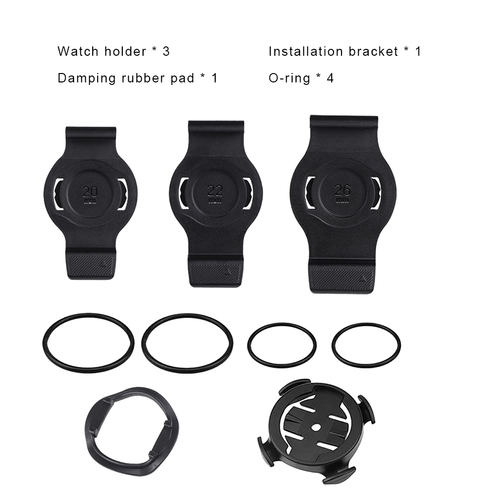 Base de ordenador para bicicleta de montaña, accesorios para Garmin QuickFit, Garmin Fenix 3/5/6/7/MK1/2, 20/22/26mm: Borgoña