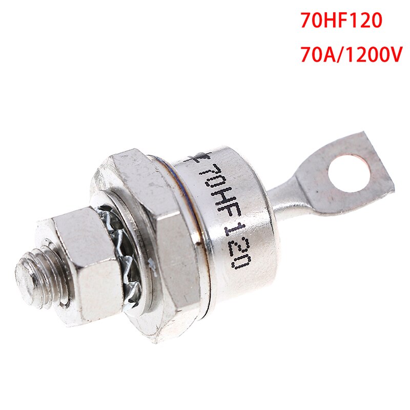 1Pc 70HF120/70HFR120 70A 1200V High Power Gelijkrichter Metal Stud Type Gelijkrichter Diodes Acc: 70HF120