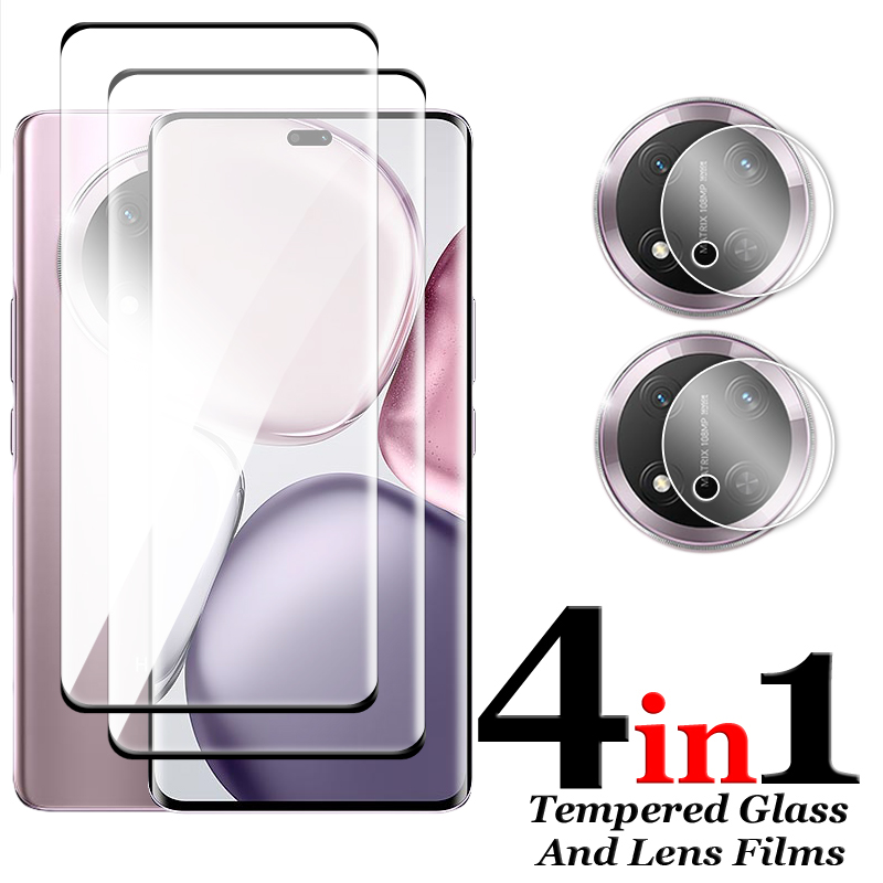 Für Honor Magie 7 Lite 5G Glas Honor Magie 5 6 7 Lite Gehärtetes Glas 3D Volle Abdeckung Gebogene Bildschirm Schutz für Magie 7 Lite Film