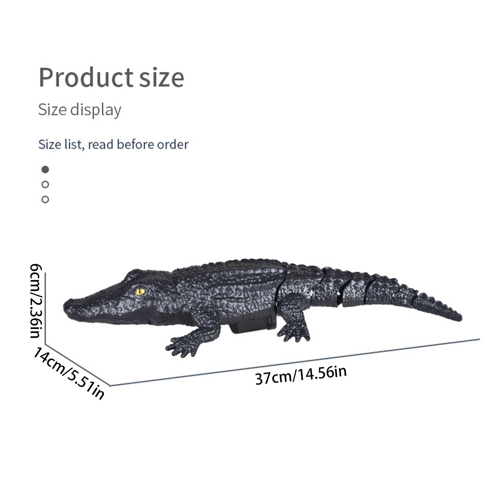 Poupée Crocodile télécommandée 2.4G, jouet Animal sous-marin à chargement USB, bateau RC réaliste pour enfants, grand