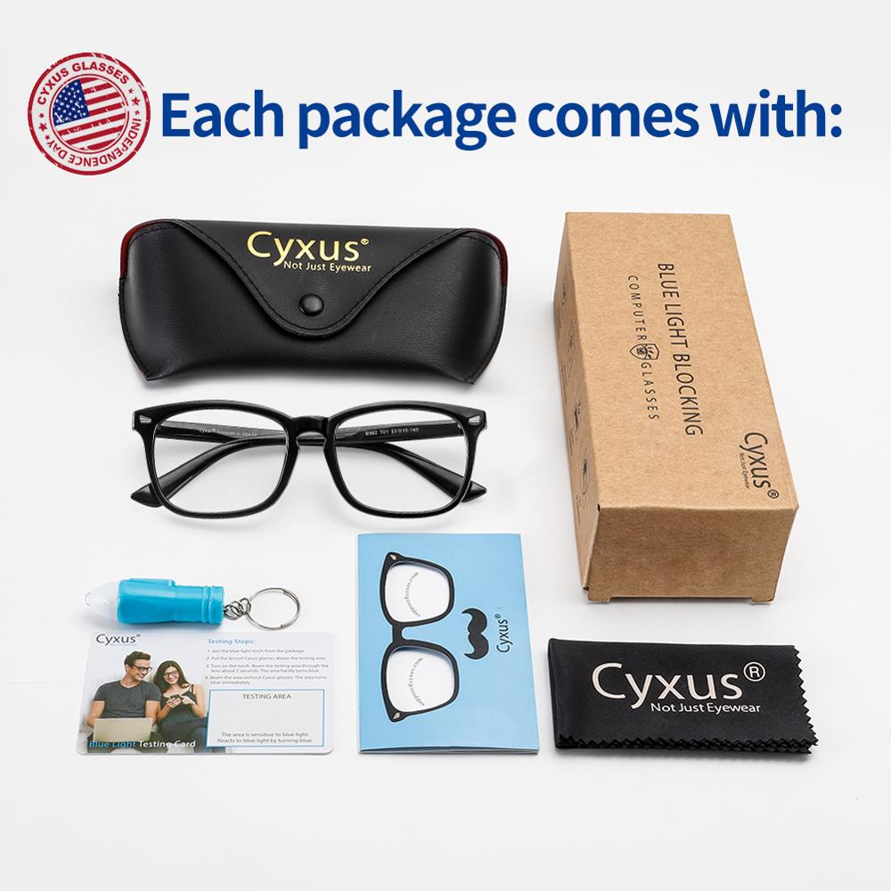 Cyxus Photochromic Blue Light Blocking Glasses for Men Women Reduce Eye Fatigue Outdoor Anti Glare UV400-8382