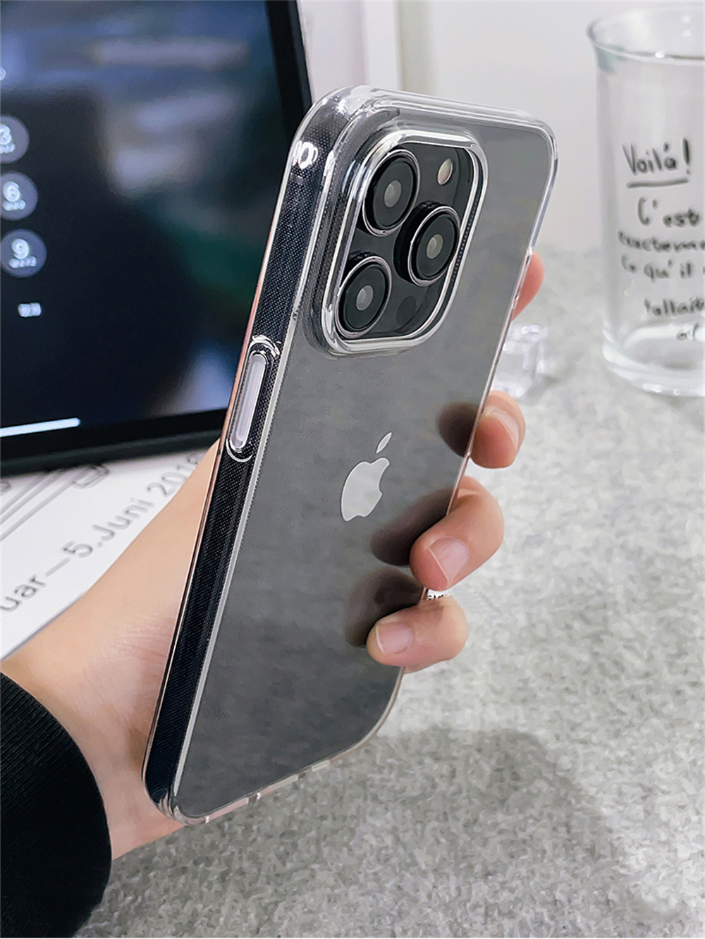 Ultra Thin HD Transparent Soft TPU Case For iPhone 16 15 14 Plus 13 12 11 Pro Max X XR Shockproof Clear Back Cover