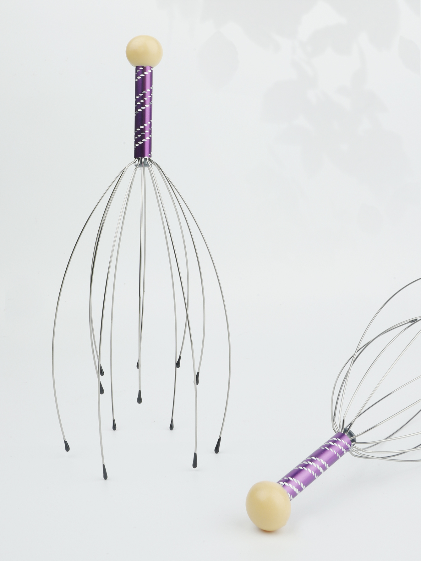 1/2sopus Head Massager Hoofdhuid Massage Klauw Soul Extractor Verlicht Spanning Spier Ontspanning Relief Vermoeidheid Massager Care Tools