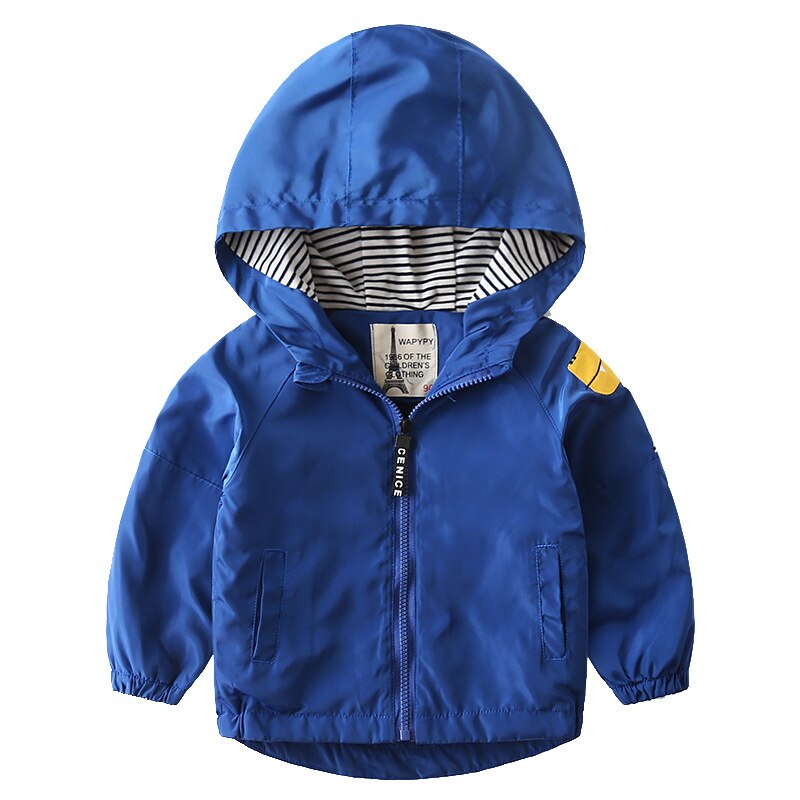 Manteau épais pour garçons, vêtements à capuche pour enfants, dessin animé, automne et hiver, , 7080, 19