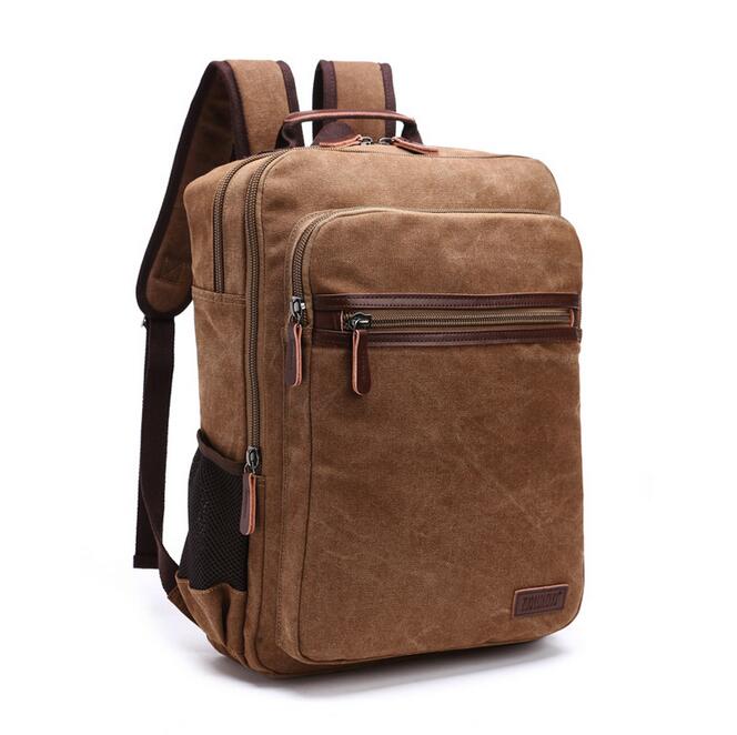 070717 men double shoulder bag backpack computer bag