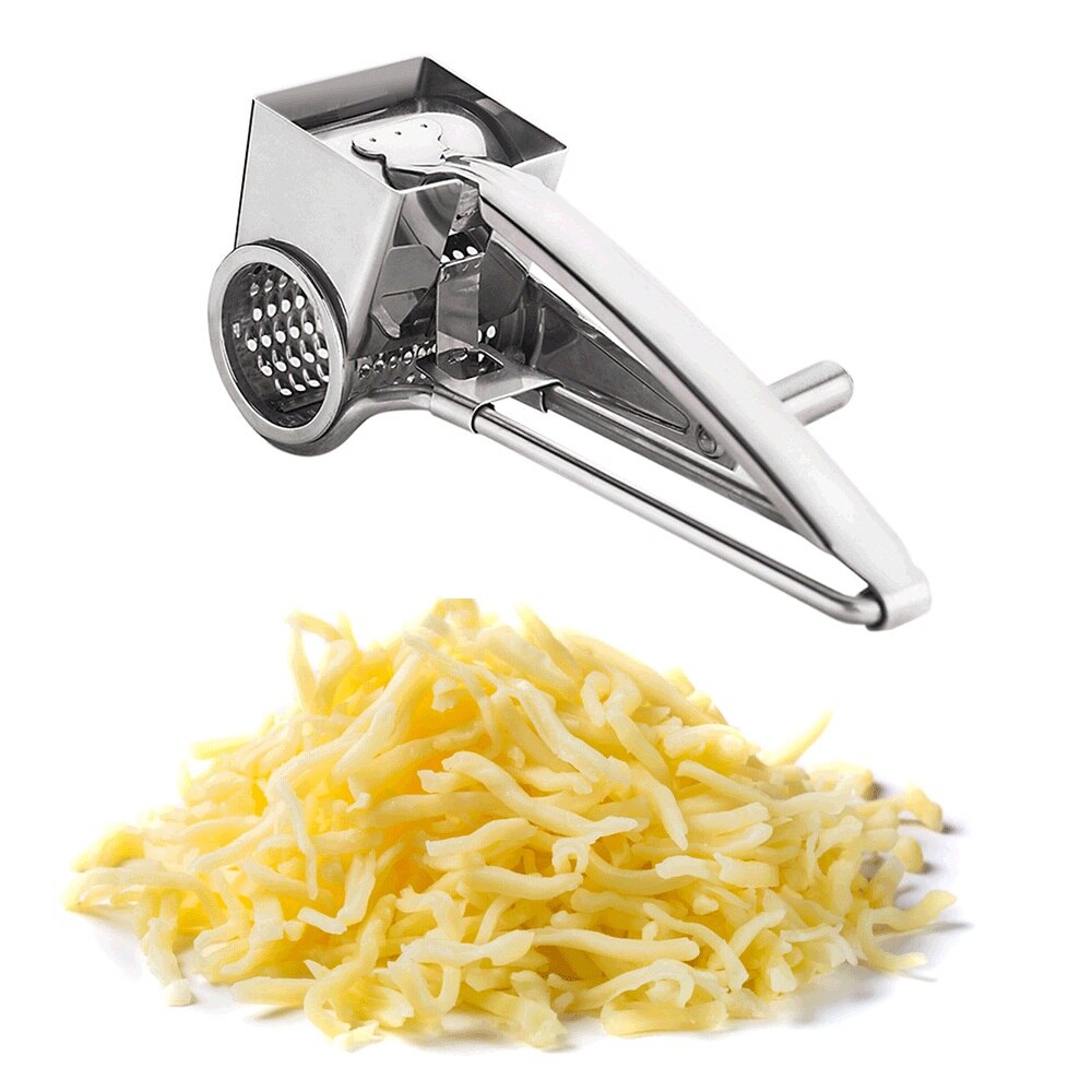 1PC Rotary Cheese Grater Butter Knife Hand Grated Chocolate Ginger Shredded Garlic Coffee Bean Grinder Kitchen Baking Tools